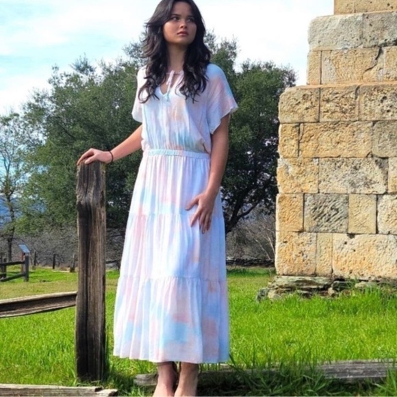 Anthropologie Dresses & Skirts - Anthropologie Cloth & Stone Women's  Maxi Dress size Large Pastel Colors
